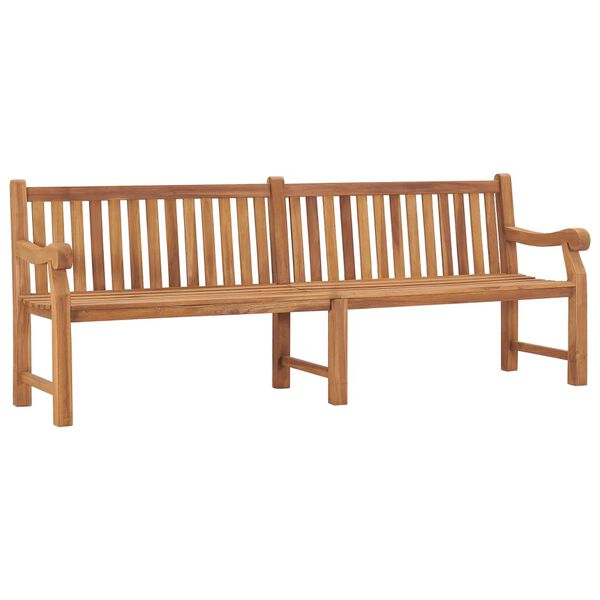 vidaXL Banc de jardin 228 cm bois de teck solide