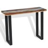vidaXL Table console Teck 100 x 35 x 75 cm