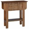 vidaXL Table console bois de récupération mélangé 80x35x80 cm