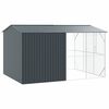 vidaXL Cage pour oiseaux Anthracite 430 x 310 x 247 cm Acier galvanis&eacute;