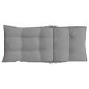 vidaXL Coussins de chaise &agrave; dossier haut lot de 6 gris tissu oxford