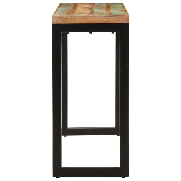 vidaXL Table console 110x35x75 cm bois massif de récupération