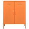 vidaXL Armoire de rangement Orange 80x35x101,5 cm Acier