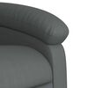 vidaXL Fauteuil inclinable de massage électrique gris similicuir