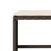 vidaXL Salon de jardin avec coussins 6 pcs marron r&eacute;sine tress&eacute;e