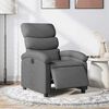 vidaXL Fauteuil inclinable &eacute;lectrique gris fonc&eacute; tissu