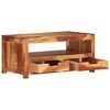 vidaXL Table basse 84x49x40 cm bois d'acacia massif