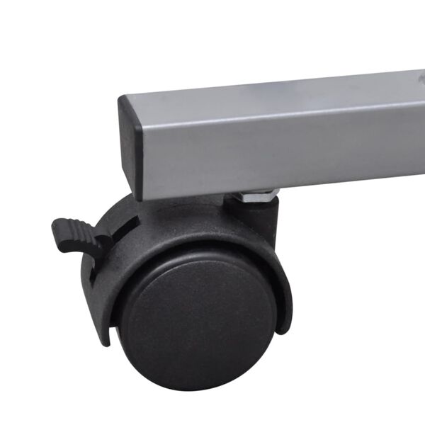 vidaXL Bureau d'ordinateur avec plateau &agrave; clavier coulissant Marron