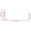 vidaXL Auvent lat&eacute;ral r&eacute;tractable de patio 180x500 cm Cr&egrave;me