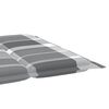 vidaXL Chaise longue de jardin avec coussin Bois d'acacia solide
