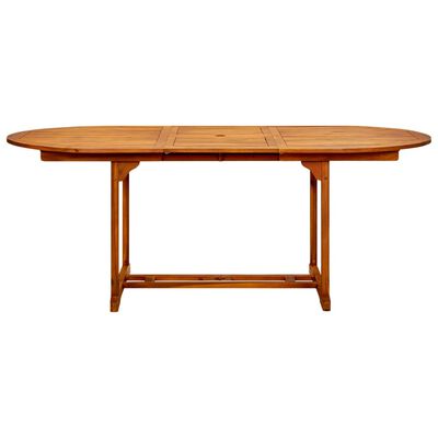 vidaXL Table de jardin 200x100x75 cm Bois d'acacia massif