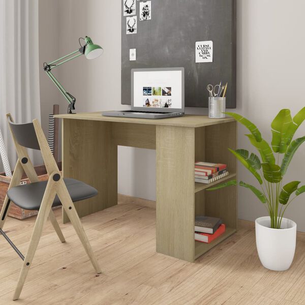 vidaXL Bureau Chêne sonoma 110x60x73 cm Aggloméré