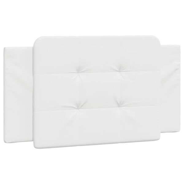 vidaXL Coussin de tête de lit Zadar blanc 100 cm similicuir