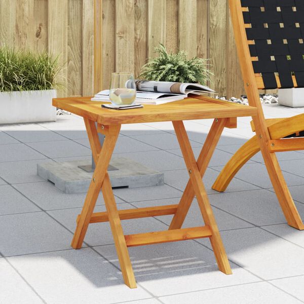 vidaXL Table d&rsquo;appoint de jardin 40x40x40 cm bois d'acacia massif