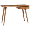 vidaXL Table &agrave; &eacute;crire Bois d'acacia massif 110 x 50 x 76 cm