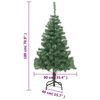 vidaXL Arbre de No&euml;l artificiel avec support 180 cm 564 branches