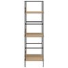 vidaXL Biblioth&egrave;que &agrave; 3 niveaux ch&ecirc;ne 60x27,6x90,5cm bois d'ing&eacute;nierie