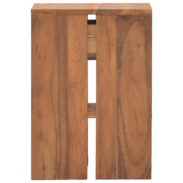 vidaXL Table de chevet 20x35x50 cm Bois de teck solide
