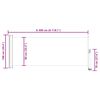 vidaXL Auvent lat&eacute;ral r&eacute;tractable de patio 100x300 cm Rouge