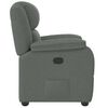 vidaXL Fauteuil inclinable Gris foncé Tissu