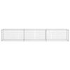 vidaXL Mur en gabion avec couvercles Acier galvanis&eacute; 300 x 50 x 50 cm