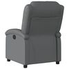 vidaXL Fauteuil inclinable &eacute;lectrique gris similicuir