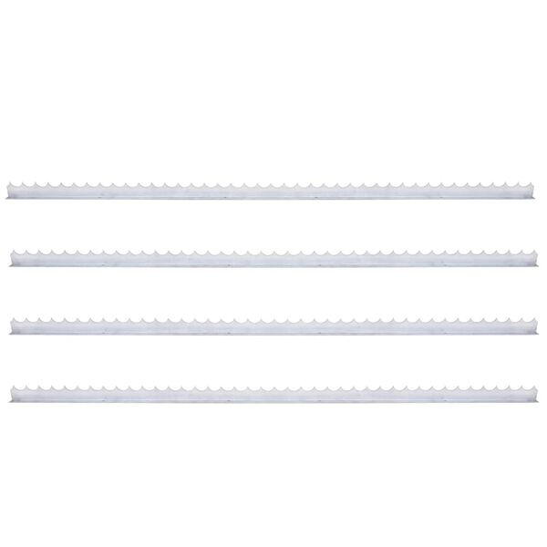 vidaXL Piquets muraux 4 pcs 1 m Acier galvanis&eacute;