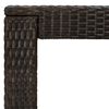 vidaXL Ensemble de bar de jardin 7 pcs coussins R&eacute;sine tress&eacute;e Marron