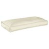 vidaXL Coussin Cr&egrave;me 120 x 60 x 12 cm Tissu Oxford