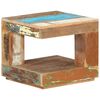 vidaXL Table basse 45x45x40 cm Bois de r&eacute;cup&eacute;ration massif