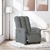 vidaXL Fauteuil inclinable de massage &eacute;lectrique gris fonc&eacute; tissu