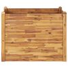 vidaXL Lit sur&eacute;lev&eacute; de jardin 110x60x84 cm Bois massif d'acacia