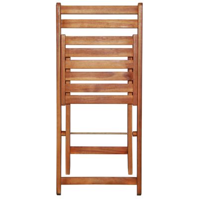 vidaXL Mobilier de bistro pliable 3 pcs Bois d'acacia solide