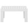 vidaXL Salon de jardin 2 pcs avec coussins Plastique Blanc
