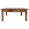 vidaXL Table basse bois d'acajou massif 96x73x45 cm