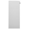 vidaXL Armoire de bureau Gris clair 90x40x102 cm Acier