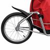 vidaXL Remorque de v&eacute;lo &agrave; une roue avec sac de rangement