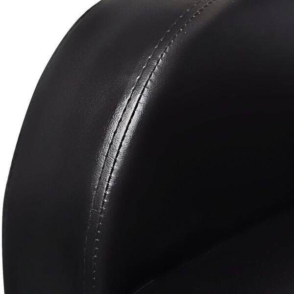 vidaXL Canapé inclinable à 3 places maison et cinéma noir similicuir