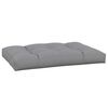 vidaXL Coussin de palette 120x80x12 cm gris tissu
