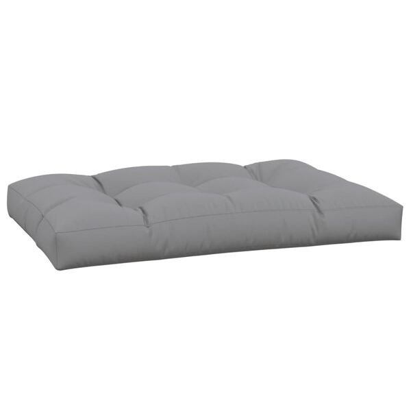 vidaXL Coussin de palette 120x80x12 cm gris tissu