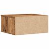 vidaXL Support d'imprimante Bois ancien 49 x 40 x 22,5 cm