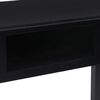 vidaXL Bureau Noir 110 x 45 x 76 cm Bois