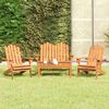 vidaXL Ensemble de salon de jardin Adirondack 4 pcs bois acacia solide