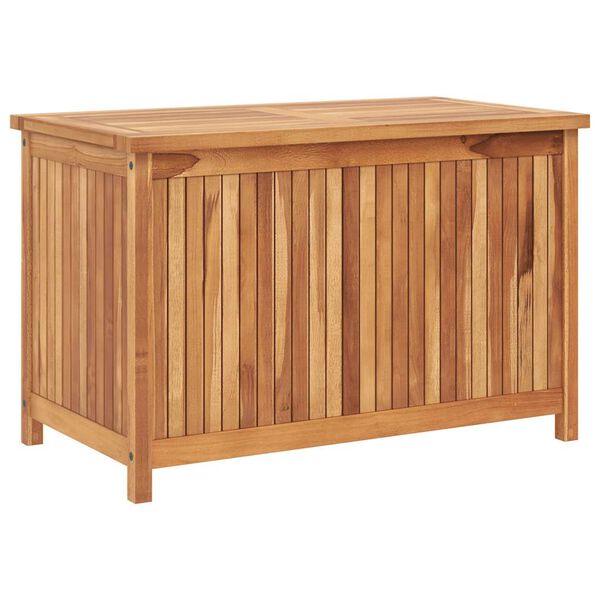 vidaXL Bo&icirc;te de rangement de jardin 90x50x58 cm Bois de teck solide