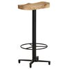 vidaXL Tabourets de bar lot de 2 76 cm bois de manguier massif