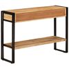 vidaXL Table console 110x30x76 cm Bois de manguier solide