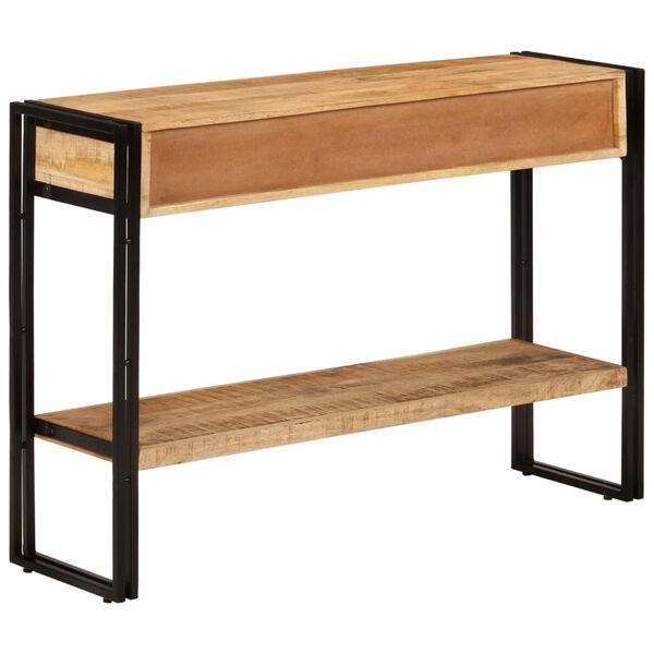 vidaXL Table console 110x30x76 cm Bois de manguier solide