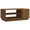 vidaXL Table basse ch&ecirc;ne marron 102x55x43 cm bois d'ing&eacute;nierie