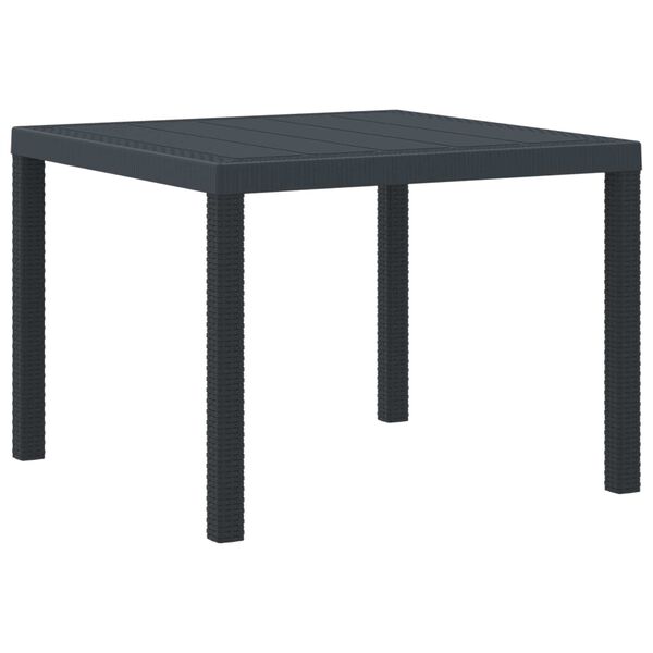 vidaXL Ensemble de salle &agrave; manger pour jardin 5 pcs Anthracite