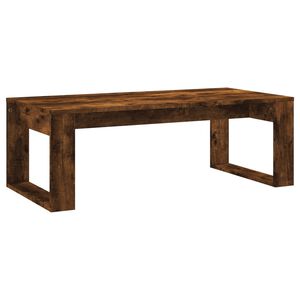 vidaXL Table basse ch&ecirc;ne fum&eacute; 102x50x35 cm bois d'ing&eacute;nierie